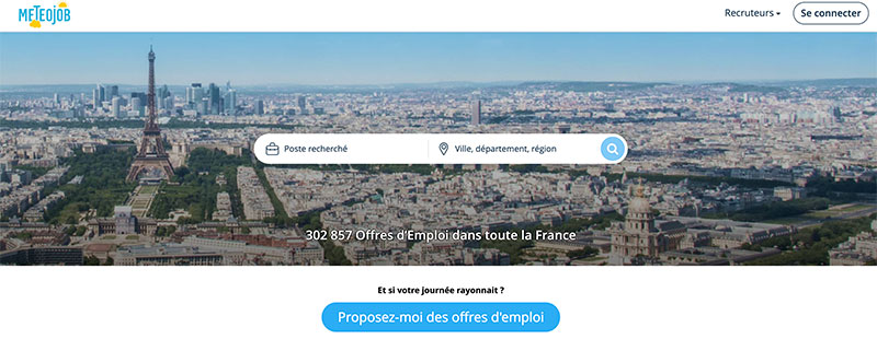 Site d'emploi : Meteojob