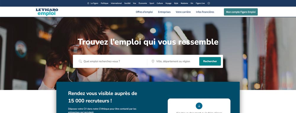 Site d'emploi : Le Figaro Emploi