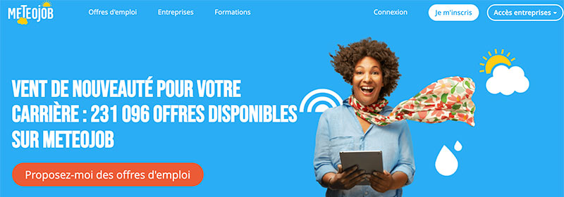 Site d'emploi : Meteojob