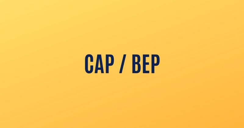 Métiers accessibles avec un CAP ou un BEP