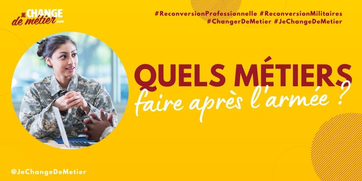 Métiers de reconversion pour militaires que faire après l’armée