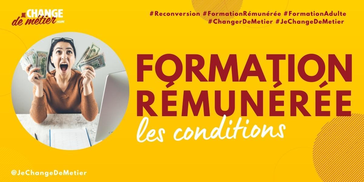 Suivre une formation rémunérée les conditions