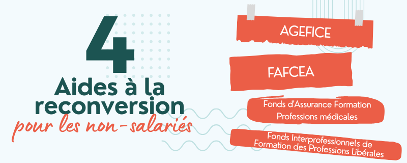 Aides pour la reconversion professionnelle pour les non-salariés