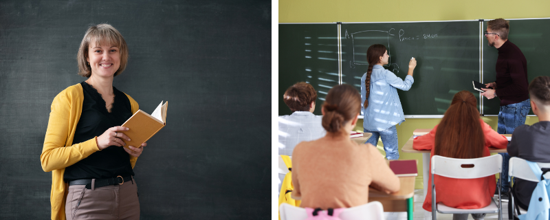 métiers enseignement