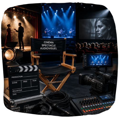 Cinéma - spectacle - audiovisuel : Fiches métiers